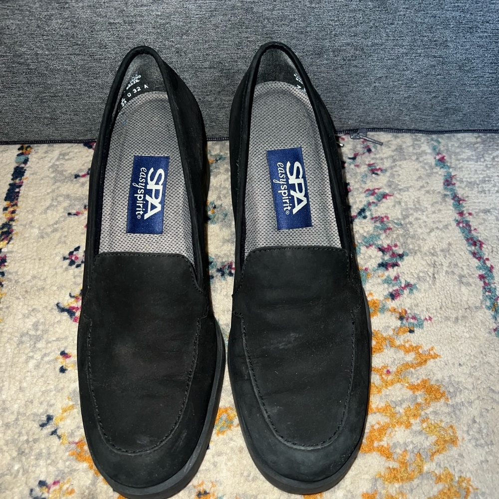 Easy Spirit Black Slip-On Loafers